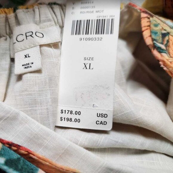 New women's XL Anthropologie x Pilcro halter tiered maxi dress - Picture 7 of 12